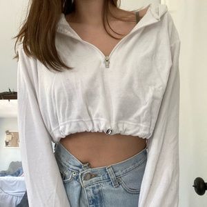Forever 21 cropped hoodie